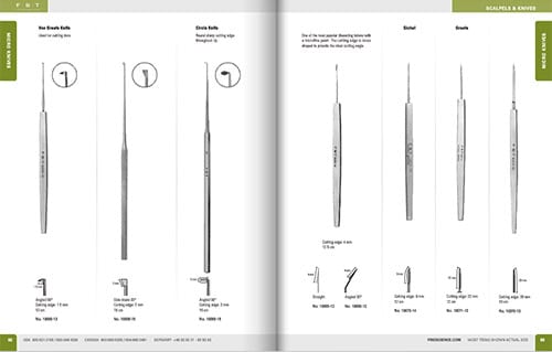 fine science tools inside catalogue of surgical instrument