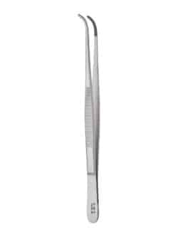 Narrow Pattern Forceps  Curved  18cm