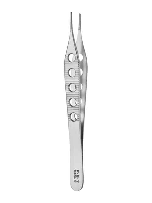 MicroAdson Forceps with Fenestrated Handle  Serrated