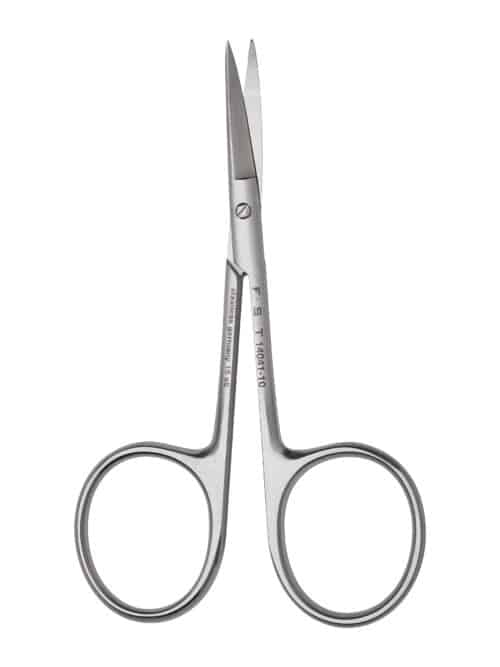 Fine Scissors  Curved  Large Loops  10cm