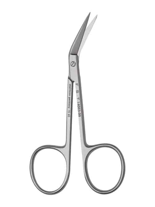 Fine Scissors  Angled to Side  9cm