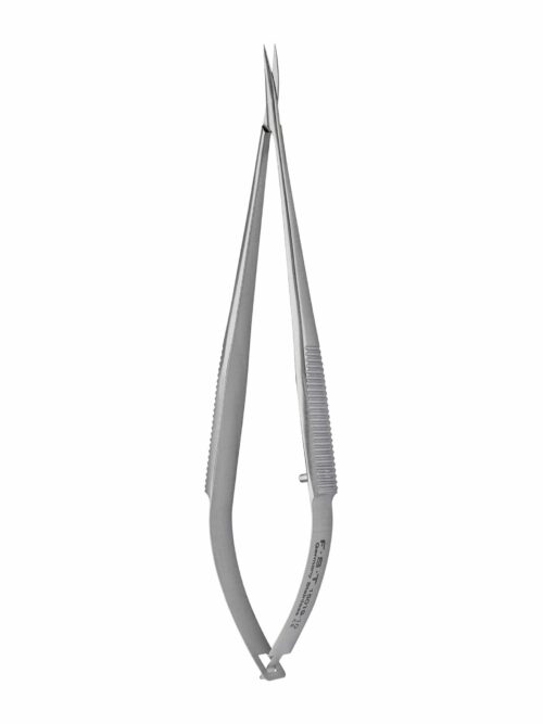 Vannas Spring Scissors  Curved  4mm Cutting Edge