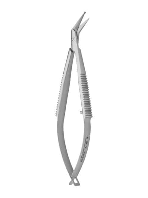 Spring Scissors  Angled to Side  Ball Tip  8mm Cutting Edge