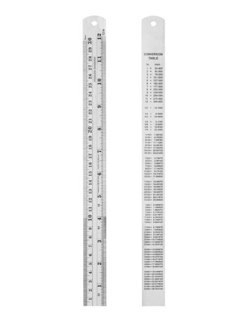 Ruler with Gauge Measurements  30cm